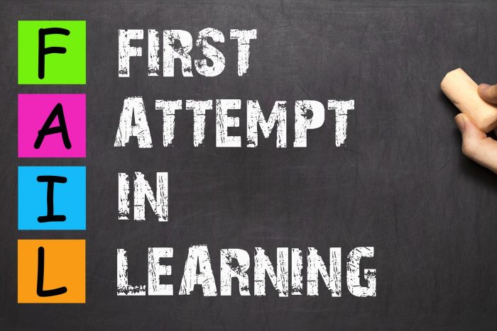 Tekst over FAIL – First Attempt In Learning