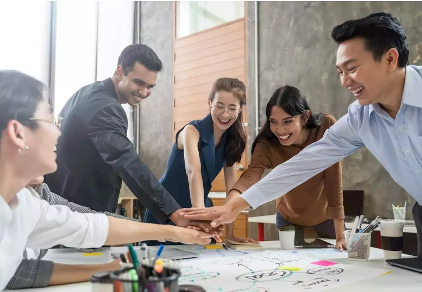 Nieuwe baan samenwerken met een nieuw team